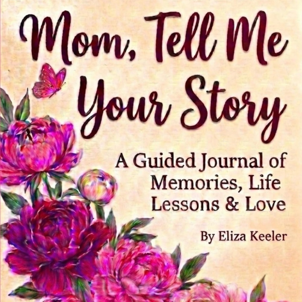 Mom, Tell Me Your Story — Guided Journal with Floral,  beautiful color pages